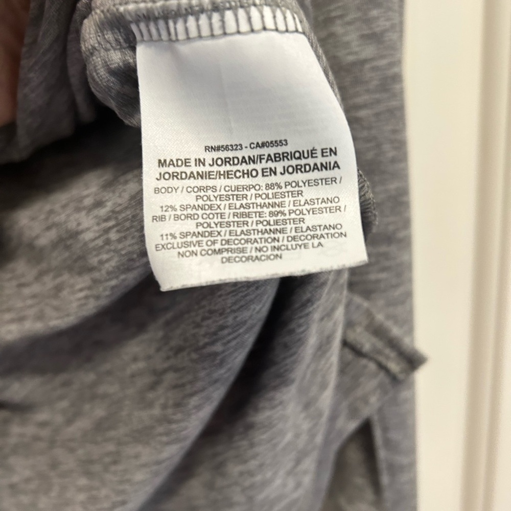 Nike Dri-Fit Heather Gray Quarter Zip Pullover -Women’s Small - Picture 4 of 6